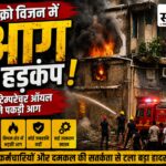 मेक्रो विजन के किचन शेड में भड़की आग: 2 किमी दूर तक दिखा धुएं का गुबार, चार दमकल ने संभाला मोर्चा मेक्रो विजन एकेडमी बुरहानपुर के किचन शेड में लगी आग और दमकल की कार्रवाई