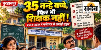 सरकारी स्कूल का हाल: 35 नन्हे बच्चे, शिक्षक-सहायक एक भी नहीं; अप्रैल का पत्र भी बेअसर, अब कलेक्टर से गुहार जैनाबाद सरकारी स्कूल में नर्सरी और KG के 35 बच्चों के लिए शिक्षक की कमी