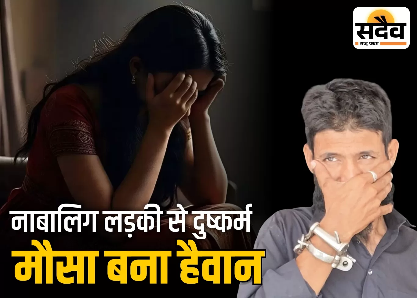 16 साल की नाबालिग से मौसा ने किया दुष्कर्म — पुलिस ने आरोपी को मुंबई से गिरफ्तार किया