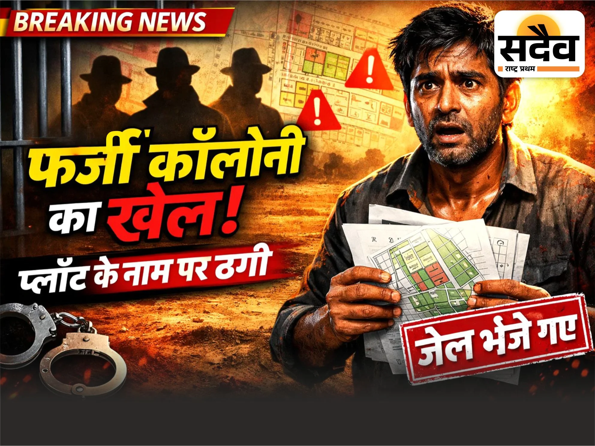 फर्जी प्लॉटिंग मामले में आरोपी गिरफ्तार बुरहानपुर